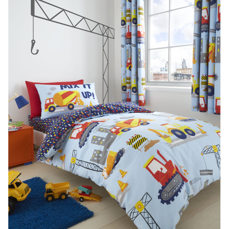 Catherine Lansfield Construction Toddler Bedding Set & Reviews